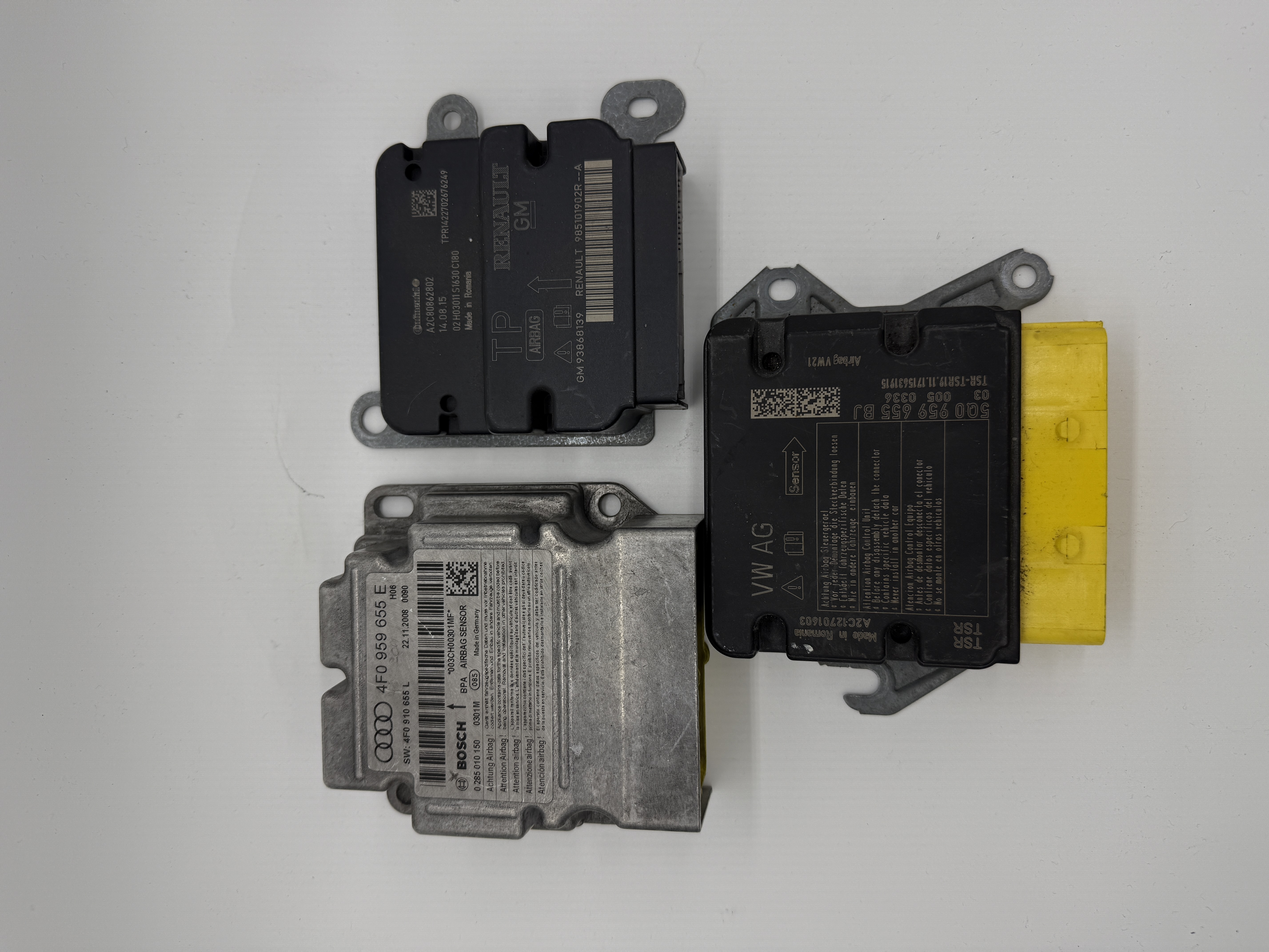 Crash Data Verwijdering in Airbag Modules